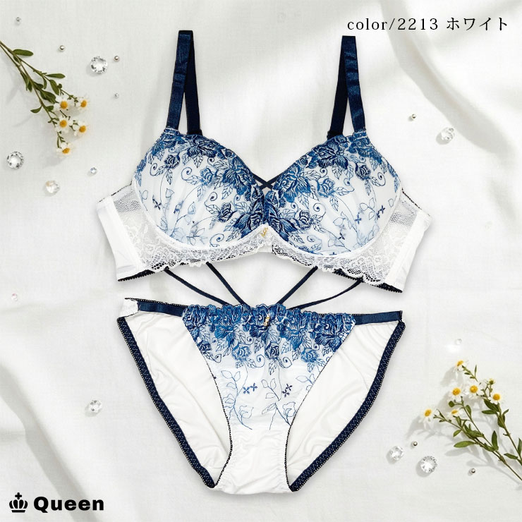 ブラジャー 大きいサイズ レディース ショーツセット ブラショーツセット 脇高ブラ 下着 Eカップ E80 E85 E90 E95 E100 レースブラ ランジェリー 刺繍 |  | 12