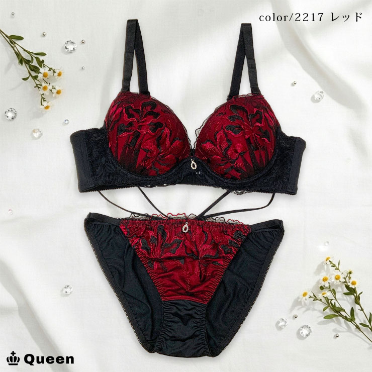 ブラジャー 大きいサイズ レディース ショーツセット ブラショーツセット 脇高ブラ 下着 Eカップ E80 E85 E90 E95 E100 レースブラ ランジェリー 刺繍 |  | 15