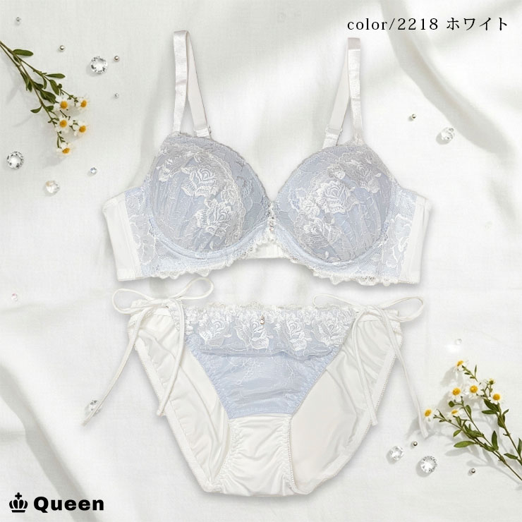 ブラジャー 大きいサイズ レディース ショーツセット ブラショーツセット 脇高ブラ 下着 Eカップ E80 E85 E90 E95 E100 レースブラ ランジェリー 刺繍 |  | 18