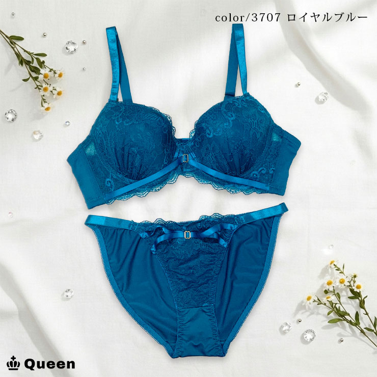 大きいサイズ ブラショーツセット レース モールドカップ 下着セット