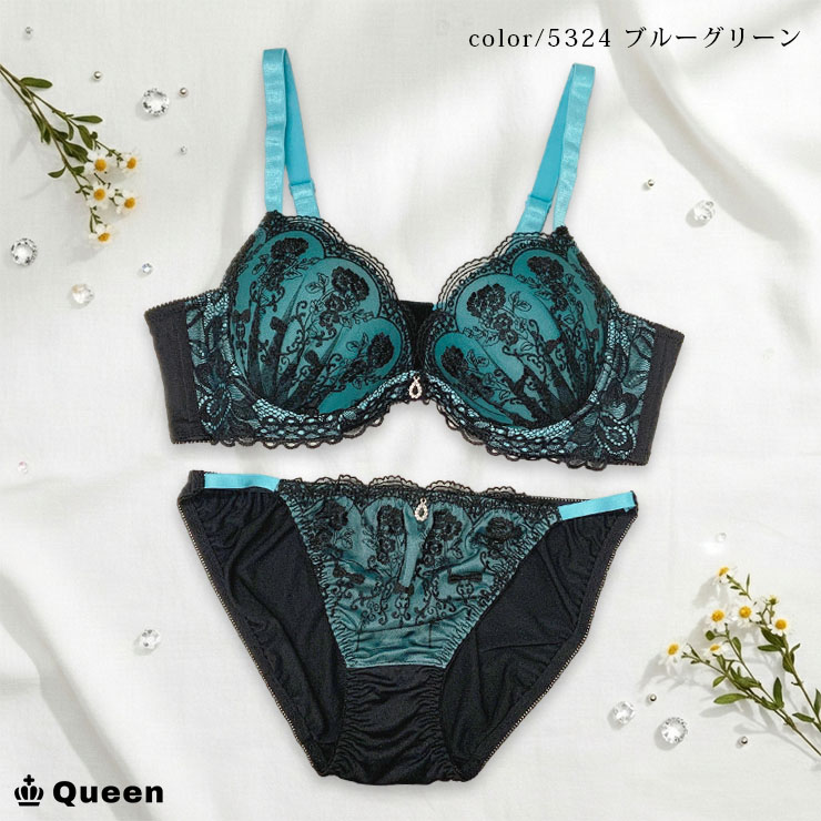 ブラショーツセット 脇高ブラ 大きいサイズ レディース 下着 G70 G75