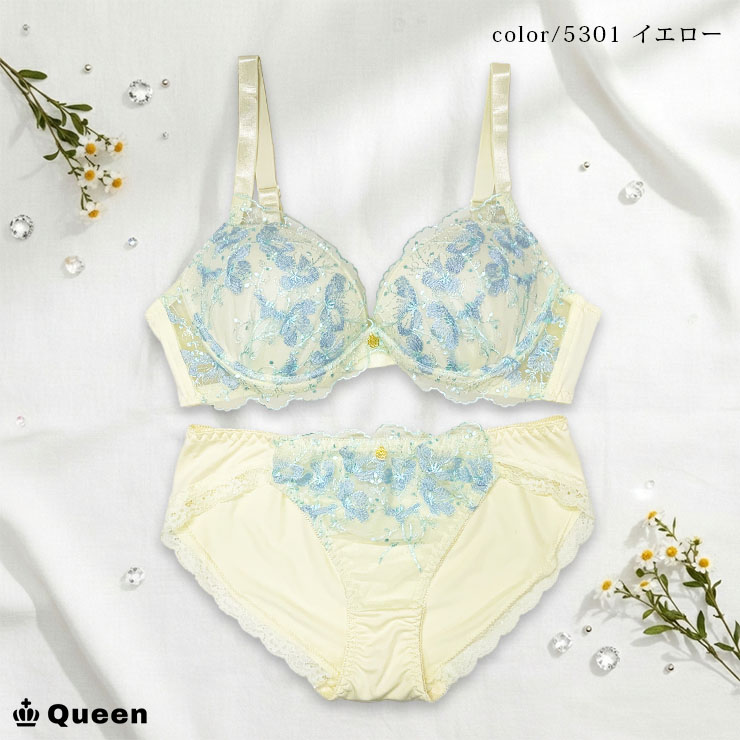 ブラショーツセット 脇高ブラ 大きいサイズ レディース 下着 G70 G75