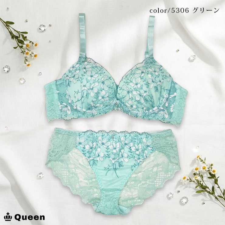 ブラショーツセット 脇高ブラ 大きいサイズ レディース 下着 E80 E85