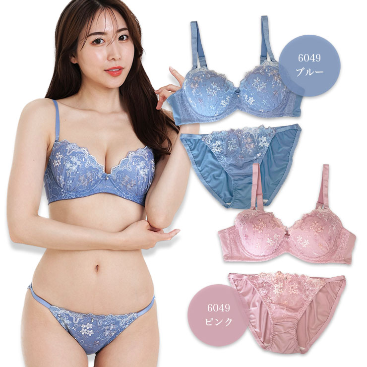 大きいサイズ ブラジャー ショーツセット ソフトワイヤー