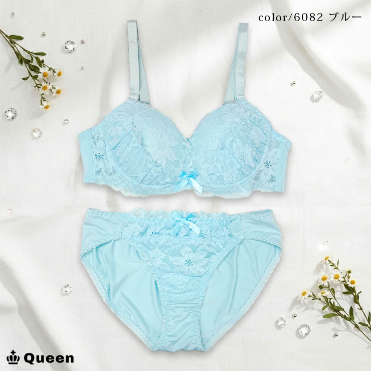 ブラショーツセット 楽ブラ ソフトワイヤー 上下セット やわらか