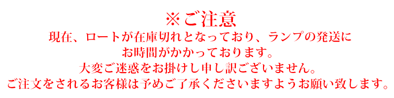 ロート在庫切れ遅延
