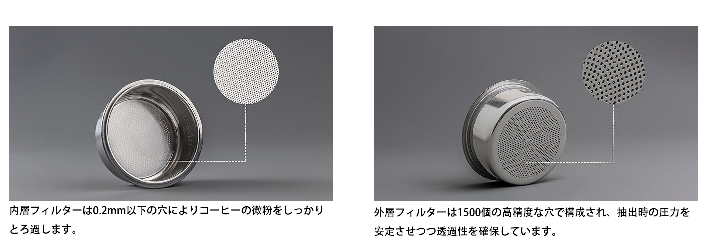 ダブルショットポルタフィルター【新品未使用】 54mmダブルショットポルタフィルター | DALLA CORTE(ダラコルテ) 別売