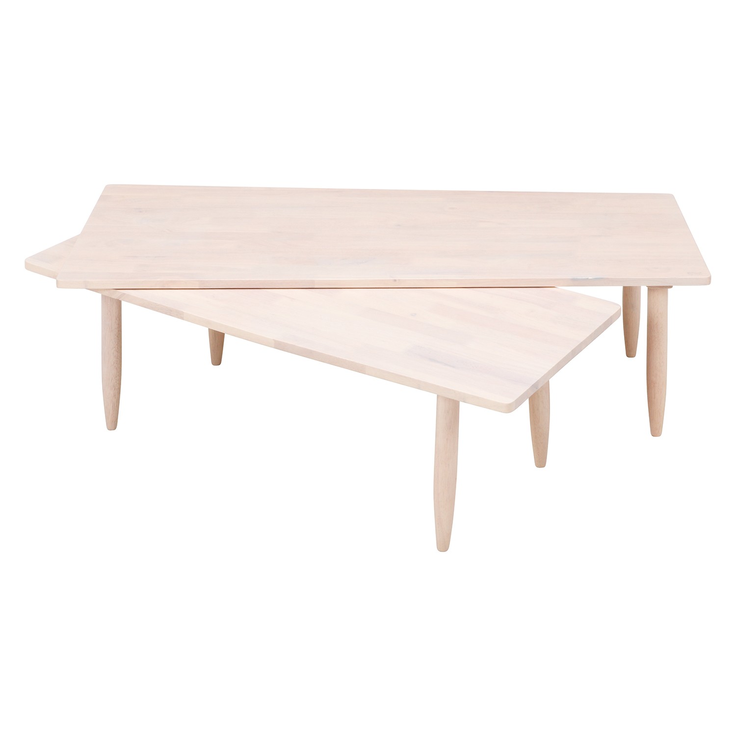 テーブル ローテーブル センターテーブル 360度 回転式 リビングテーブル おしゃれ 天然木 ツイン｜la-nature-shop｜04