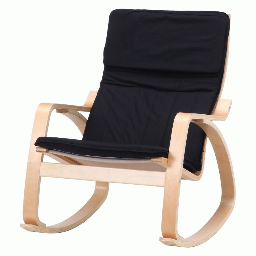 ロッキングチェア リラックスチェア 木製 おしゃれ 北欧 ハイバック ロッキングチェアー 揺れる椅子｜la-nature-shop｜02