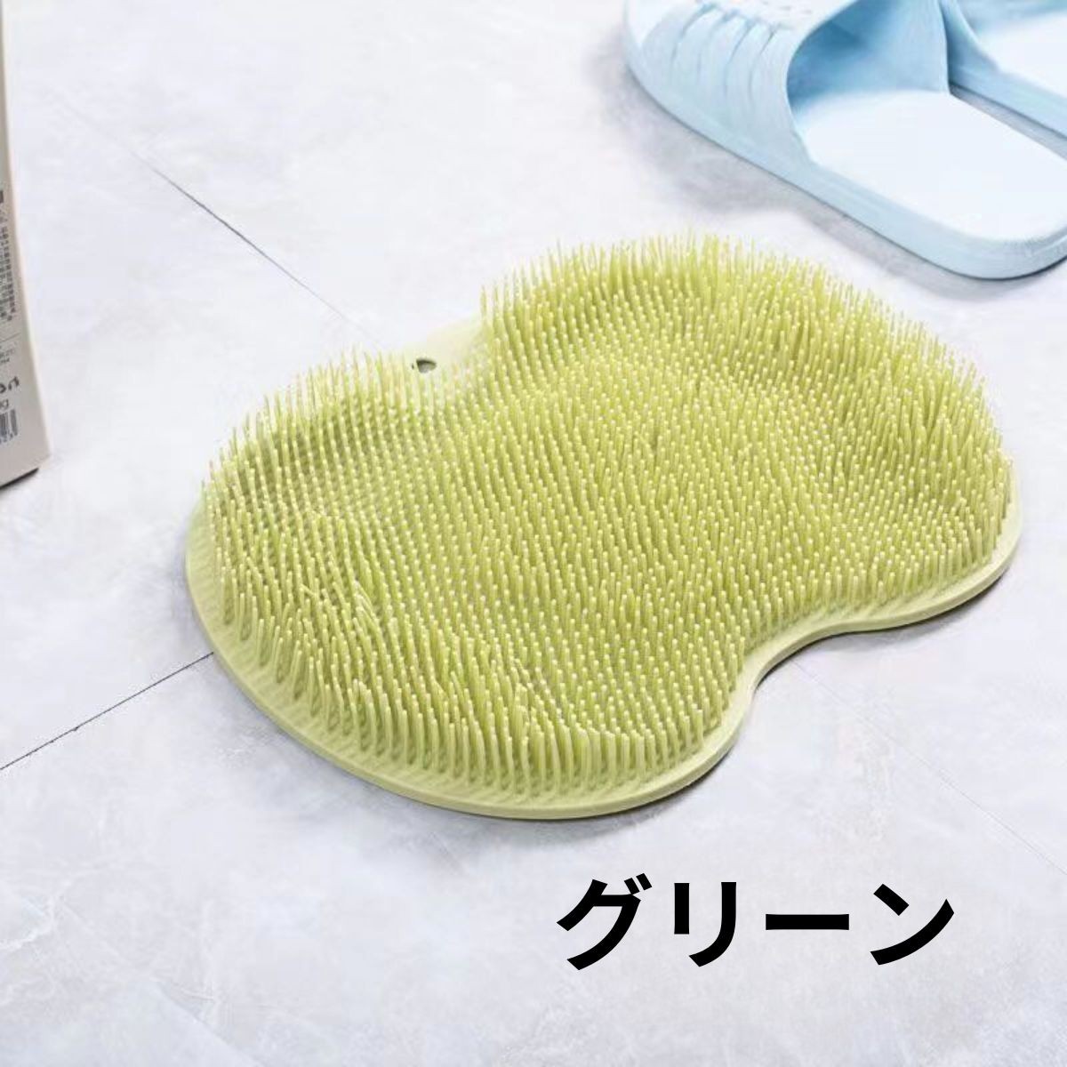 フットブラシ 足洗い マット 足裏 マッサージ かかと バスグッズ 角質ケア 背中ケア ボディケア つるつる 洗う お風呂 石鹸 洗浄 臭い 対策  コンパクト |  | 03