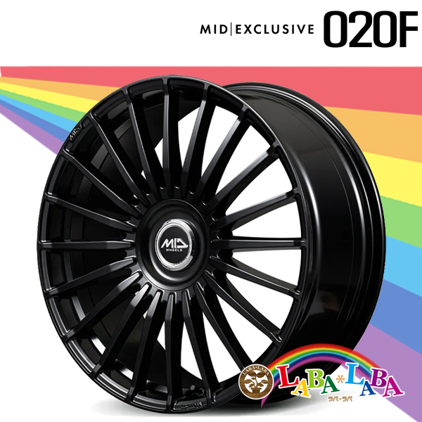 マルカサービス ホイール 19インチ 19×8.0J +38 PCD114.3&120 10穴 MID
