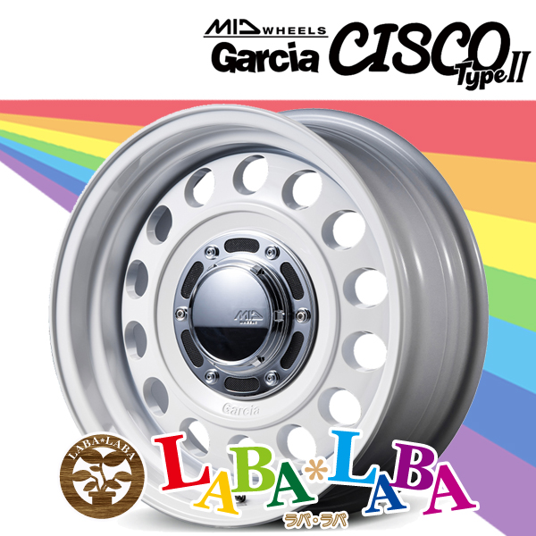 ホイール 16インチ 16×5.5J +20 PCD139.7 5穴 MID Garcia CISCO TypeII 4本セット (1655 +20 139-5H)