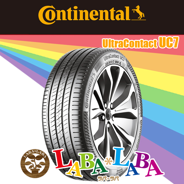 CONTINENTAL コンチネンタル UltraContact ウルトラコンタクト UC7 225/50R17 98W XL サマータイヤ 4本セット :cnuc7 2255017 4:ラバラバ