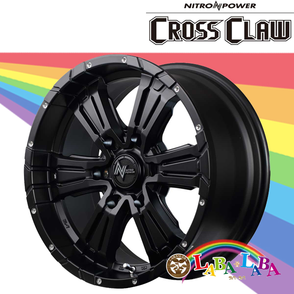 MID NITRO POWER CROSS CLAW 1本価格 ブラックメタリック+ミラーカット