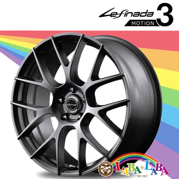 ホイール 19インチ 19×8.0J +38 PCD114 5穴 MID Lefinada MOTION3 (1980 +38 114 5H) :zsubawitem1 midmotion3hmc 1980 38 114 5h:ラバラバ