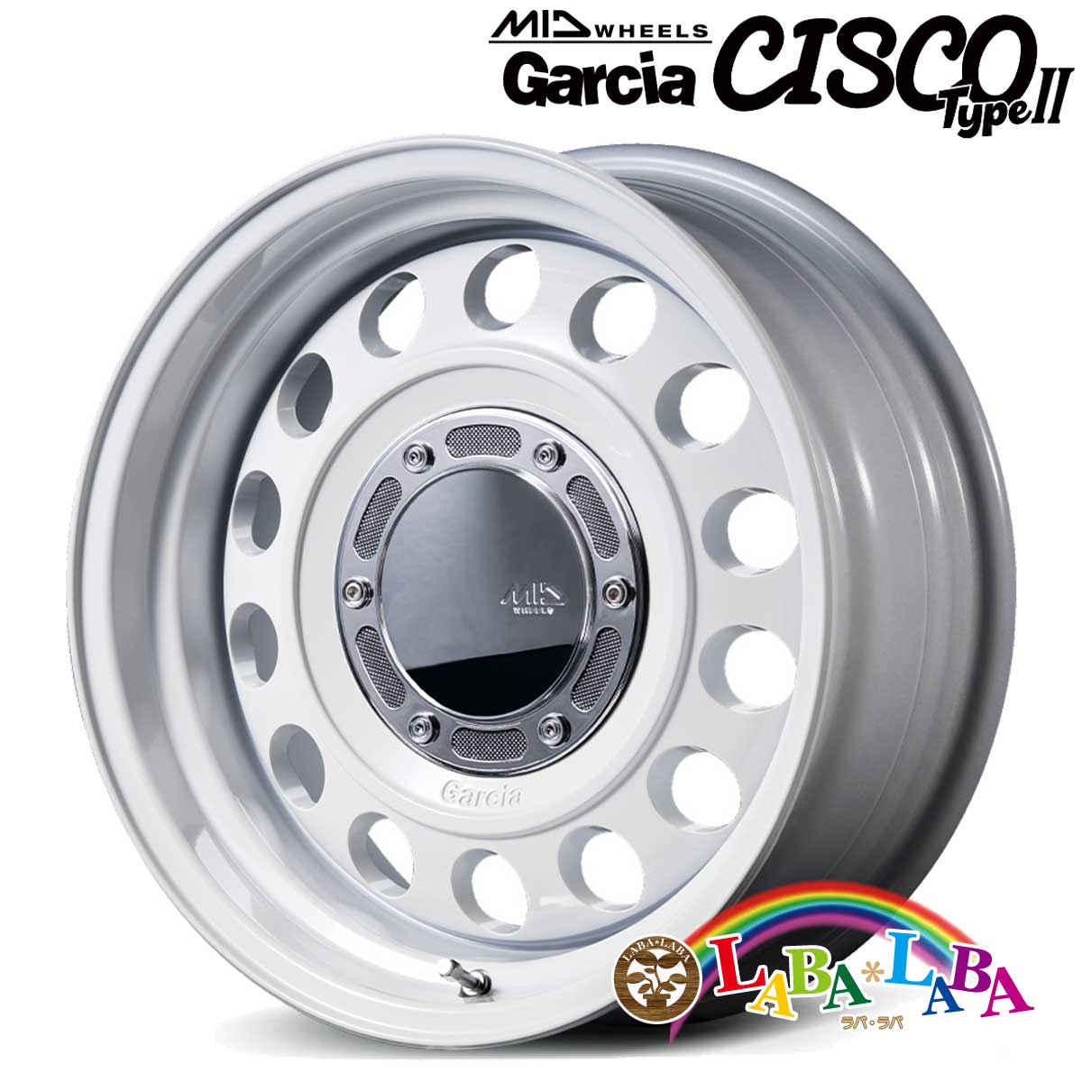 マルハチ マルカサービス ホイール 15インチ 15×4.5J +45 PCD100 4穴 MID Garcia