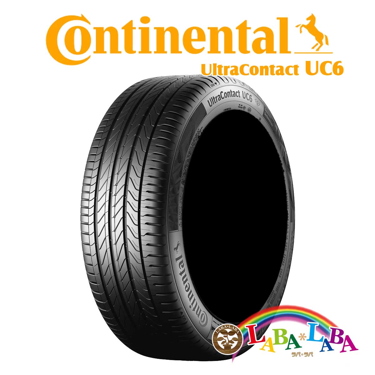 CONTINENTAL UltraContact UC6 225/45R17 94W XL サマータイヤ 4本セット｜laba-laba
