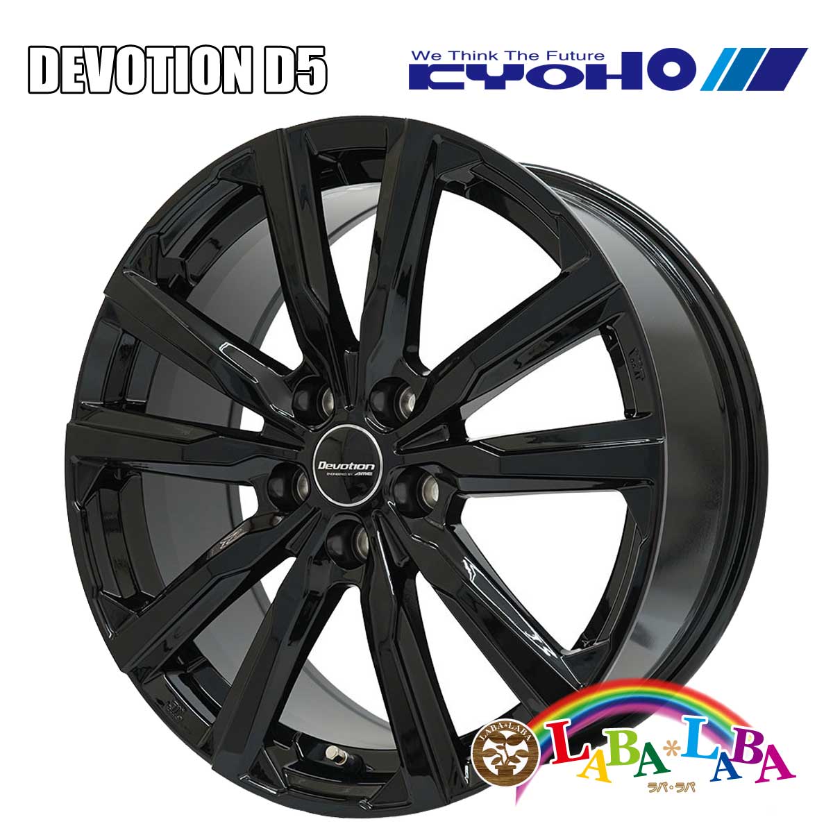 KYO-EI - 車輪 16in 16×6.5J +53 PCD114.3 5穴 KYOHO DEVOTION D5 4本仕掛ける (1665 +53 114-5H) アルミホイール-自動車-タイヤ、ホイール