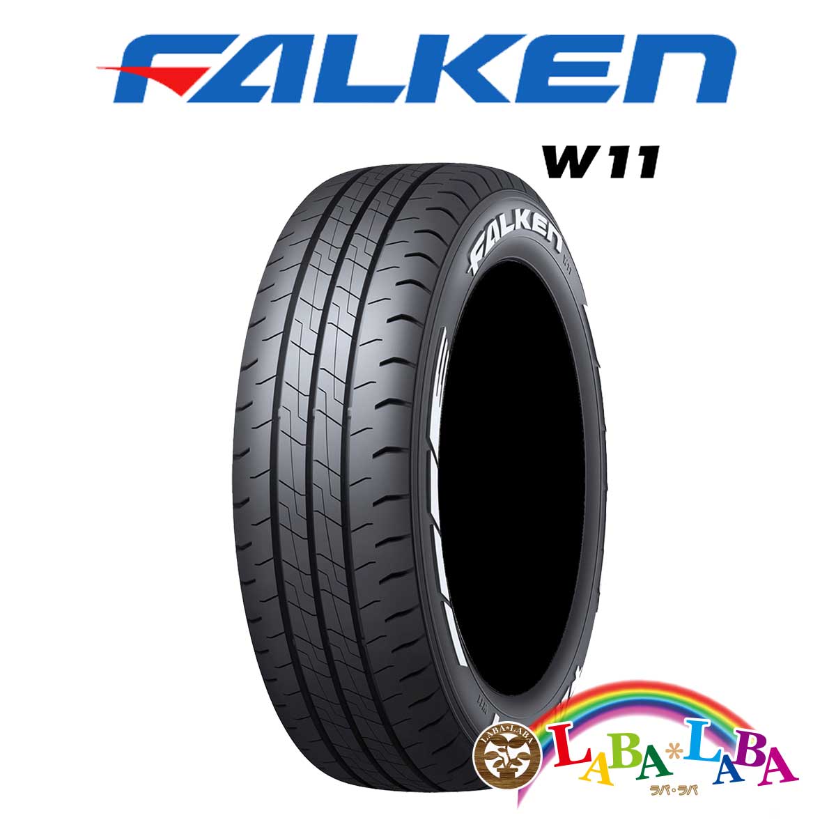 FALKEN W11 215/60R17 109/107N サマータイヤ ホワイトレター 2本 