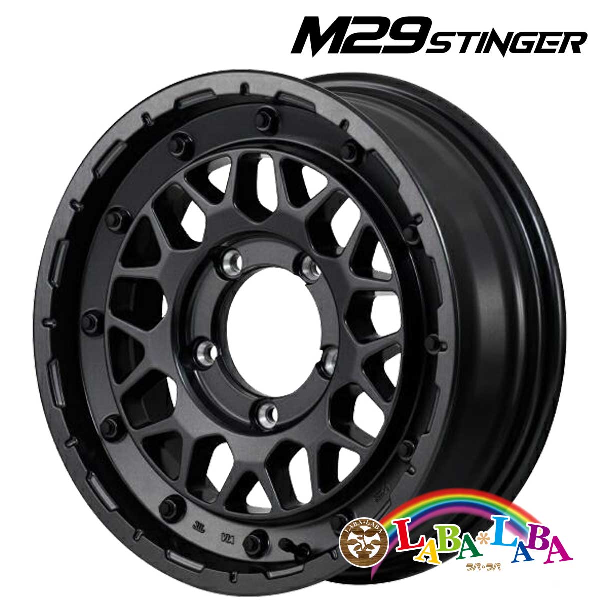 マルカサービス - 車輪 16in 16×5.5J +20 PCD139.7 5穴 MID NITRO POWER M29 STINGER (1655 +20 139-5H) タイヤ、ホイール-自動車