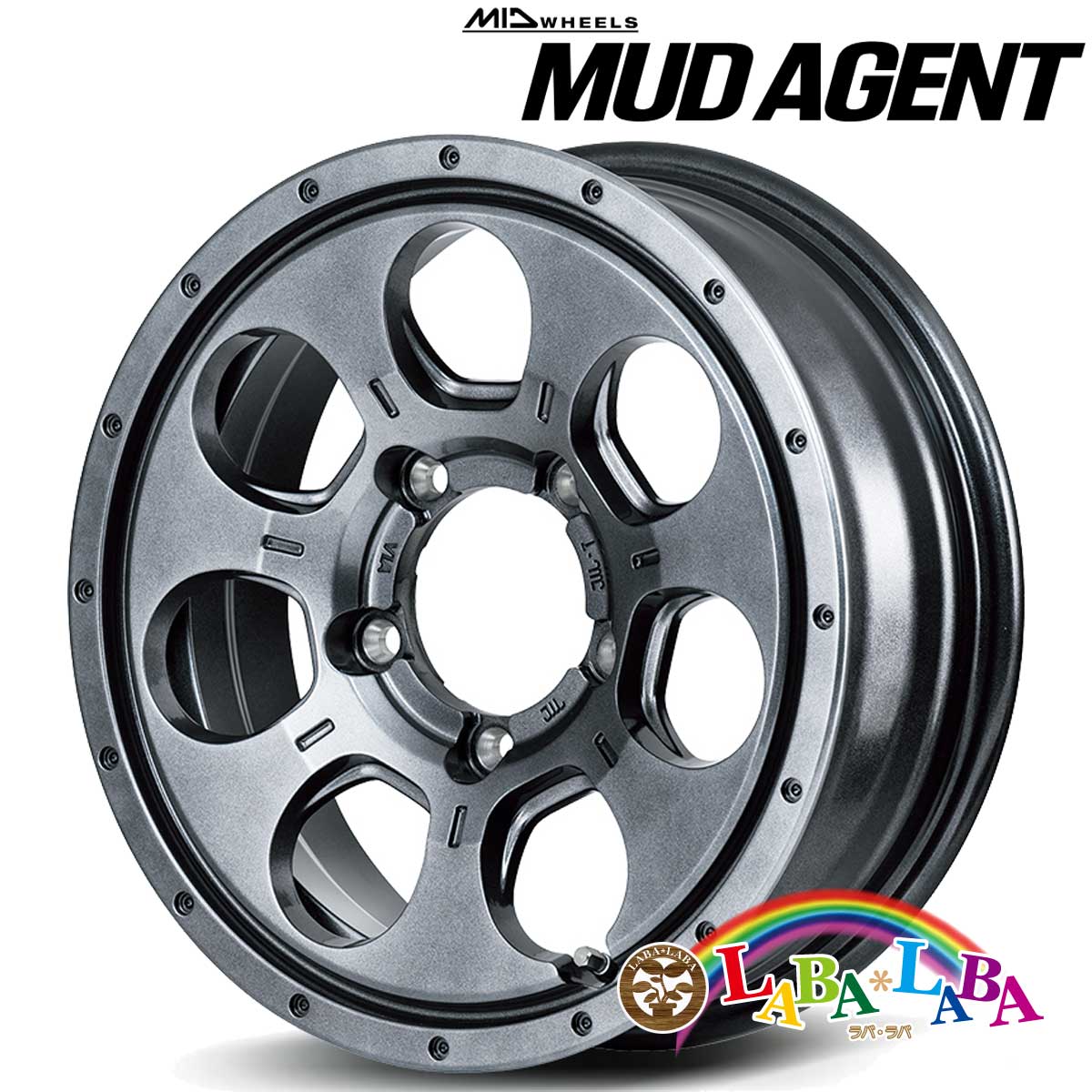 タイヤ・ホイール MIT マルカサービス ホイール 16インチ 16×5.5J +22 PCD139.7 5穴 MID