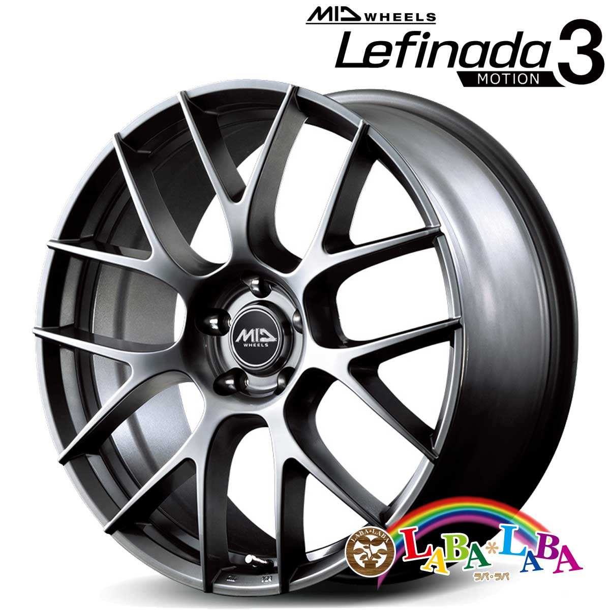 ホイール 19インチ 19×7.0J +40 PCD120 5穴 MID Lefinada MOTION3 (1970 +40 120-5H)