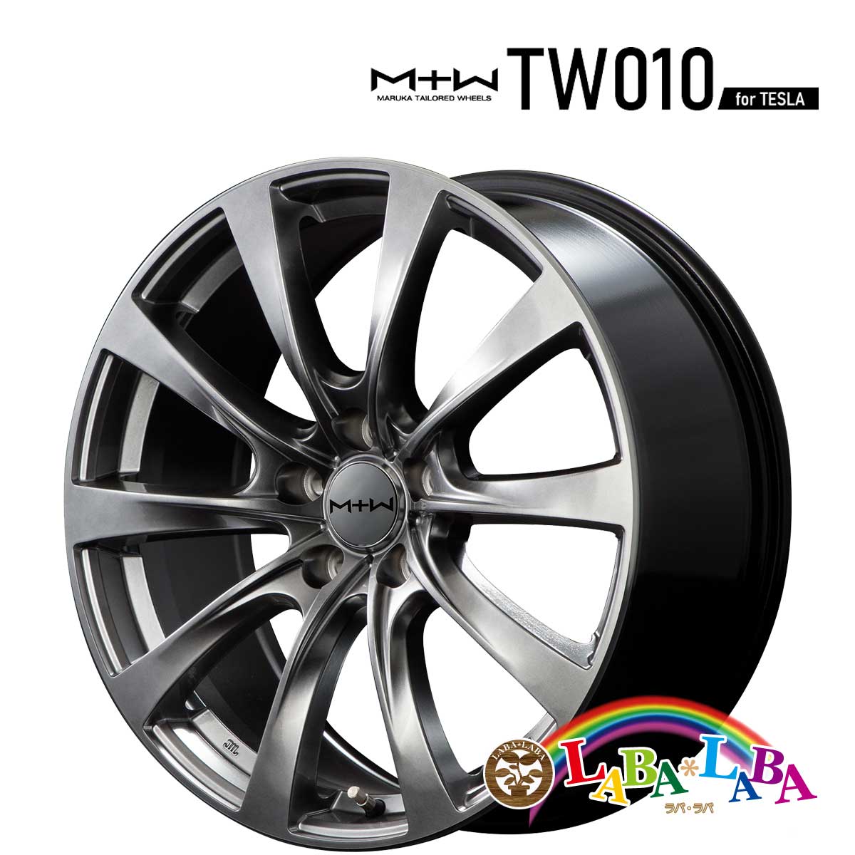 ホイール 18インチ 18×8.0J +33 PCD114 5穴 MID MTW TW010 (1880 +33 114-5H)｜laba-laba