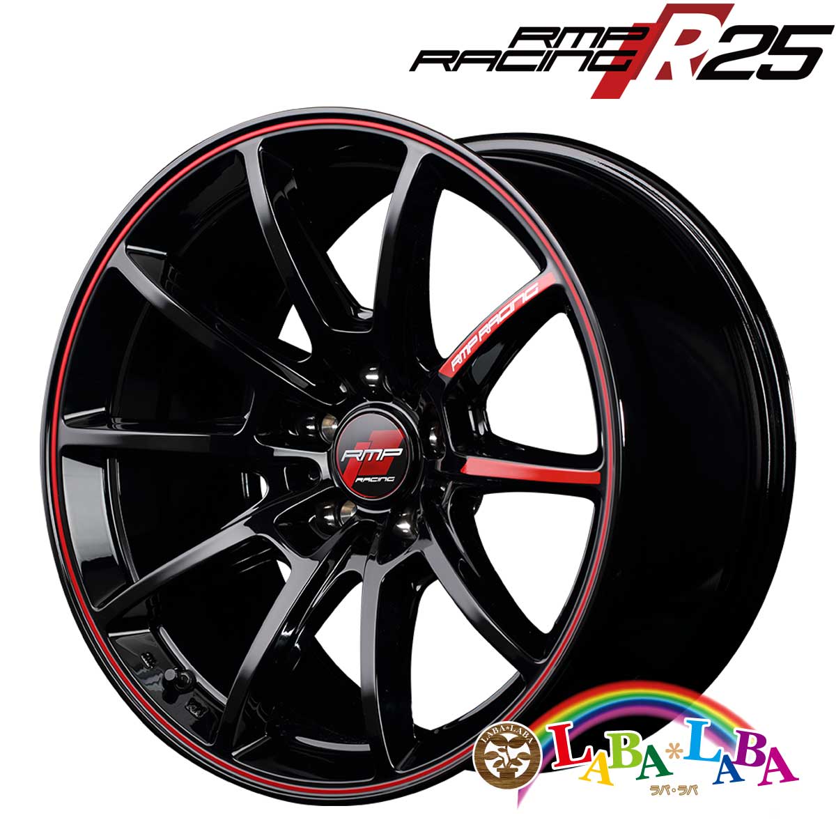 ホイール 18インチ 18×9.5J +12 PCD114 5穴 MID RMP Racing R25 (1895 +12 114-5H)｜laba-laba