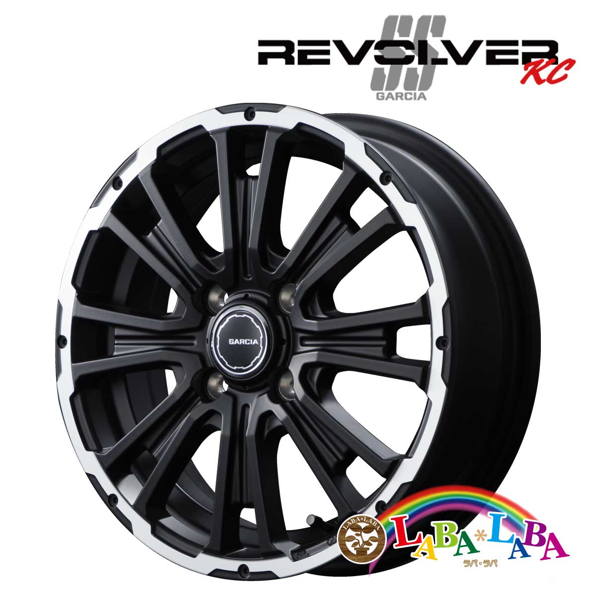 ホイール 12インチ 12×4.0J +42 PCD100 4穴 MID GARCIA SS REVOLVER KC (1240 +42 100 4H) :zsubawitem1 midssrevolkcsbkrvp 1240 42 100 4h:ラバラバ