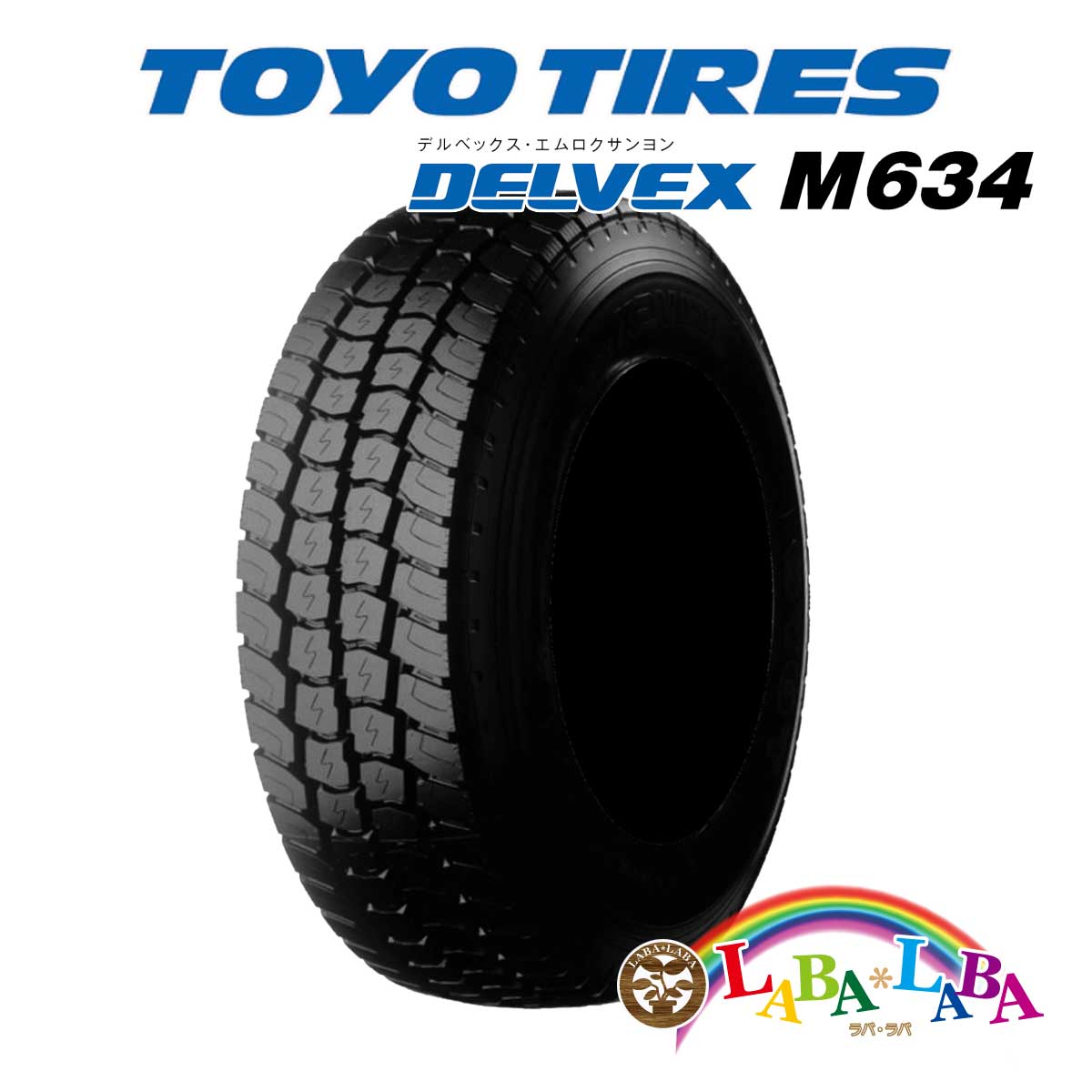 ★ゴムバルブ付 225/60R17.5 116/114L トーヨー デルベックス M634 オールウェザー チューブレス