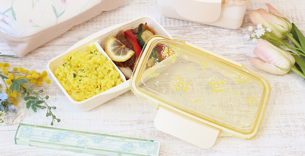 bosskun （1）花柄の弁当箱、 黒の弁当箱、おかずカップ アスベル 特価 弁当箱 1段 580ml ランタス 女子 ランチボックス