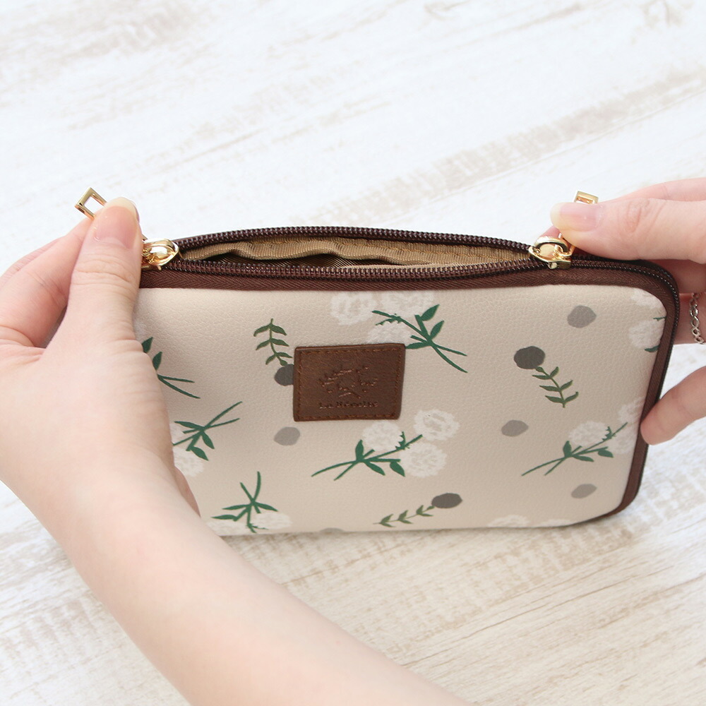 ラ・レコルト／マルチポーチ 花柄 ギフト 小物入れ 収納 マルチケース