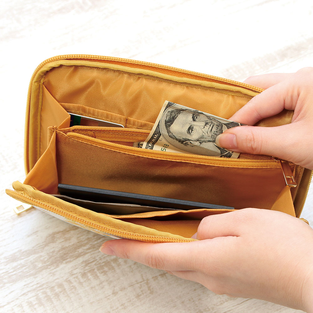 ラ・レコルト／マルチポーチ 花柄 ギフト 小物入れ 収納 マルチケース