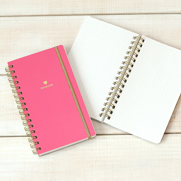 スリムノート カミーユ ギフト リングノート 5mm方眼 ダイエット 勉強