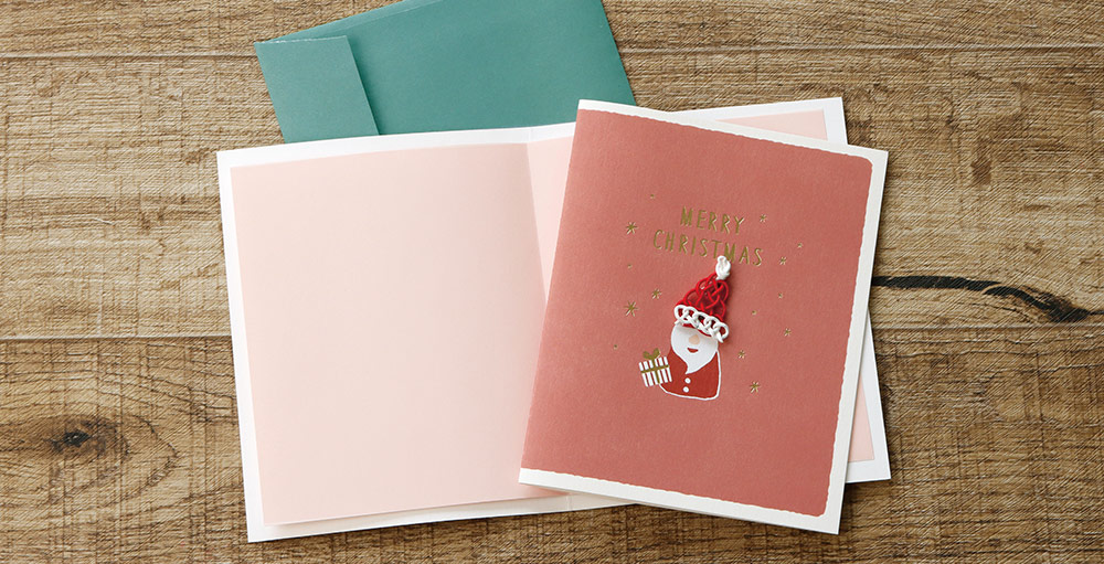 水引ワークス／クリスマスカード 封筒 Xmas メッセージカード
