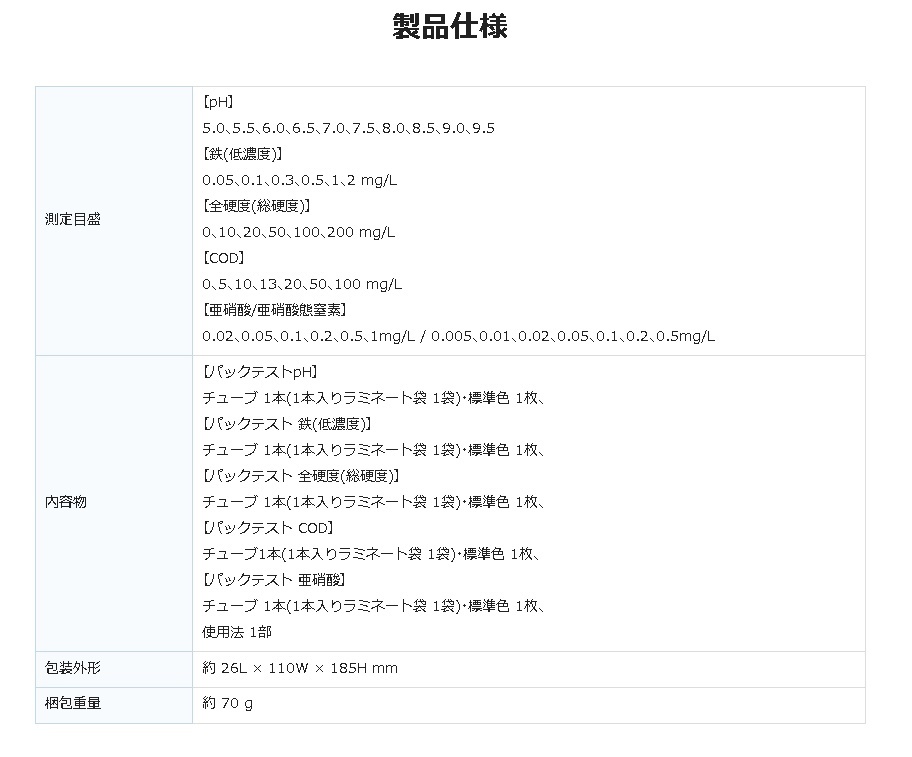 共立理化学研究所 井戸水検査セット AZ-2W-2 :1008008:LaboShop21-Yahoo!店 - 通販 - Yahoo!ショッピング