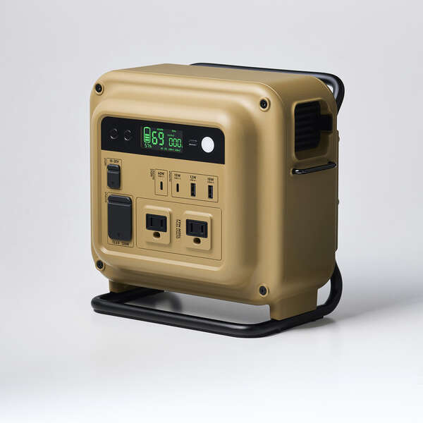 ELECOM エレコム NESTOUT ポータブル電源 DE-NEPS700N 容量712Wh AC出力 712Wh AC定格出力700W AC×2 USB-A×2 USB-C×2 シガーソケット キャリーケース付の画像