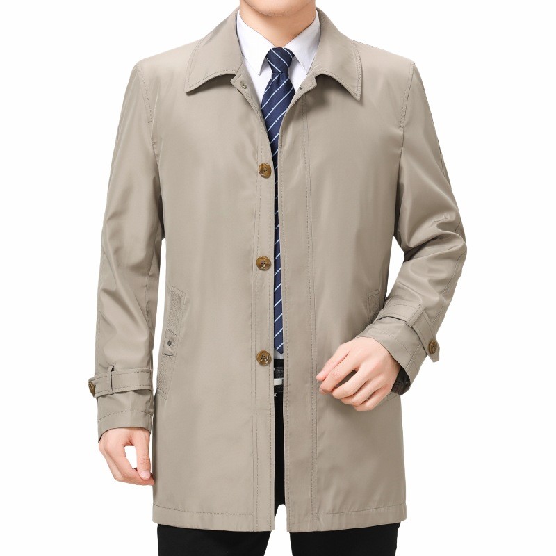 最高の ステンカラーコート メンズ ビジネス コート アウター スプリングコート トレンチコート ジャケット 19春 人気ブランド Parquebtu Org Br