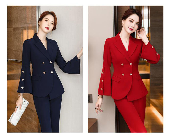 楽天ランキング1位 スーツ レディース ビジネススーツ スーツ パンツ２点セット パンツスーツ 長袖 オフィス 通勤 就活 面接 大きいサイズ 40代 入学式 卒業式 母 最新の激安 Royalheritage Jo