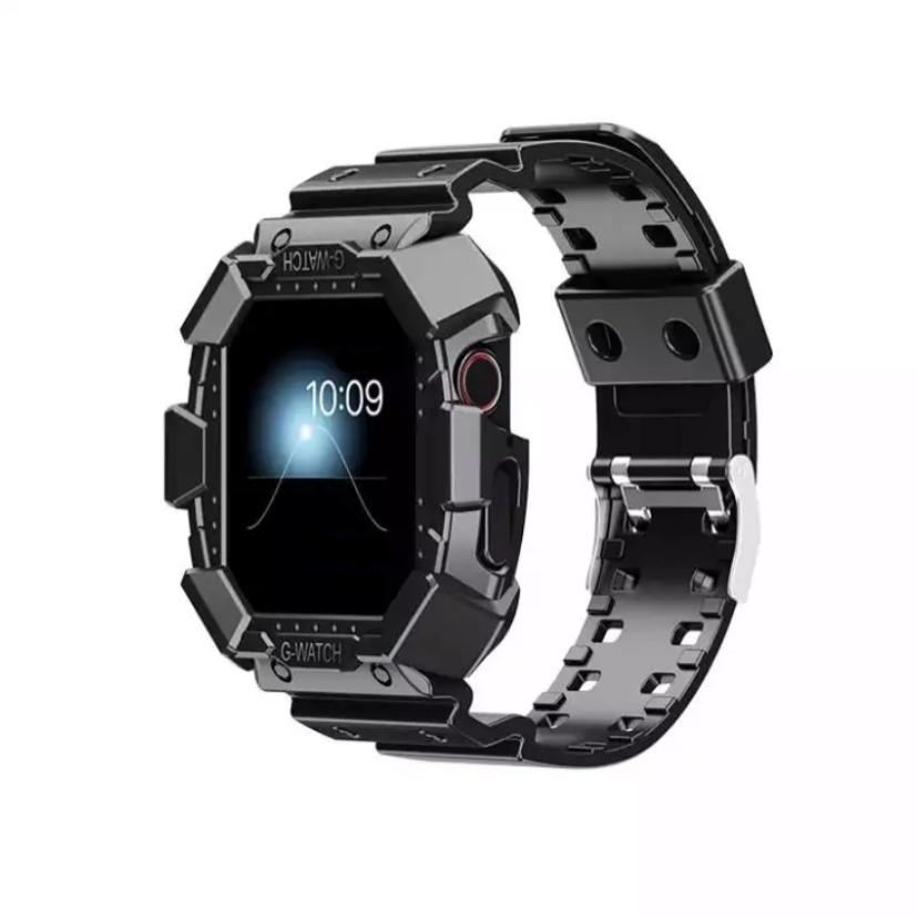 アップルウォッチ バンド 一体型 Apple Watch Gショック ジーショック ケース カバー ベルト 1 2 3 4 5 6 7 8 SE  38mm 40mm 41mm 42mm 44mm 45mm 柄 :gwatch:La Colf - 通販 - Yahoo!ショッピング
