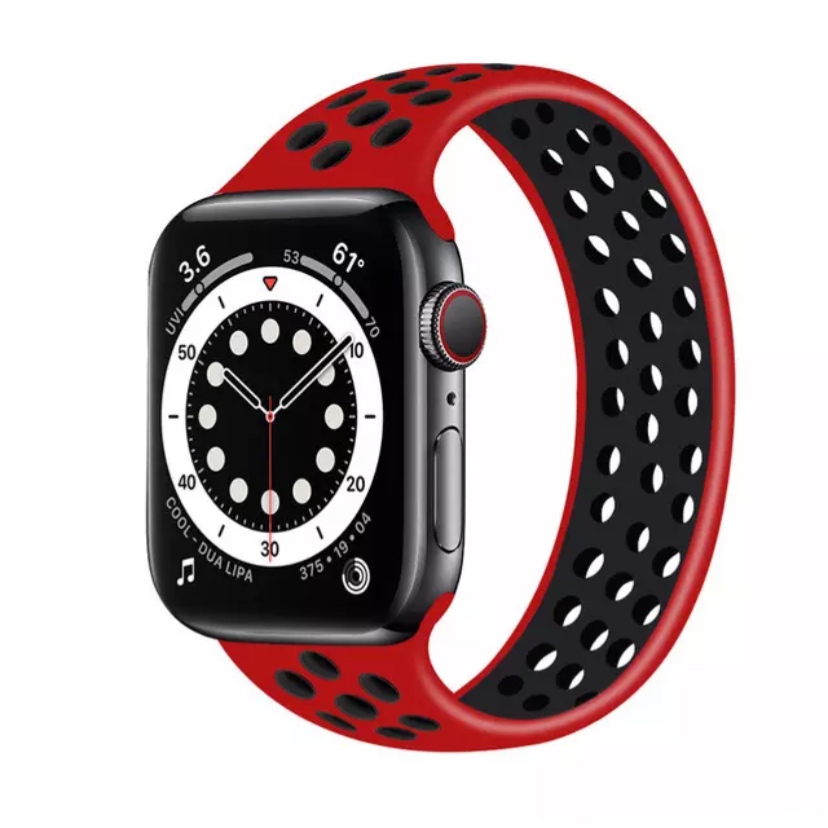 アップルウォッチ　バンド　ソロループ　スポーツバンド　ベルト　穴　Apple Watch 38 40...