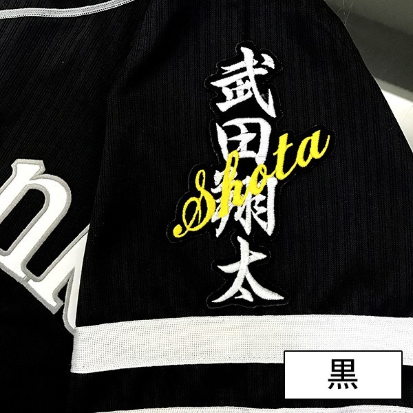 メール便送料無料】納期注意【ソフトバンクホークス 刺繍ワッペン 武田