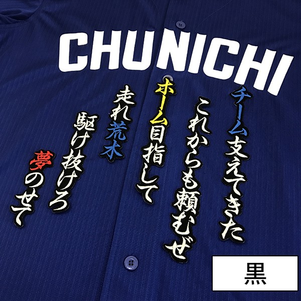 メール便送料無料】納期注意【中日ドラゴンズ 刺繍ワッペン 荒木 応援