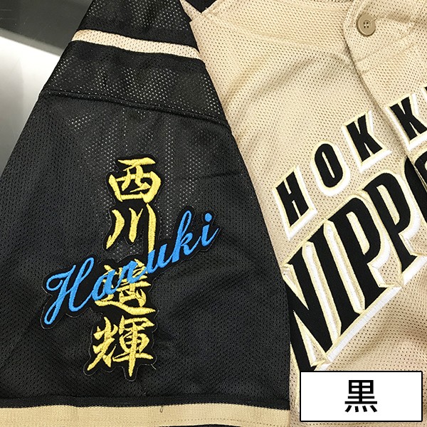 メール便送料無料】納期注意【日本ハムファイターズ 刺繍ワッペン 西川