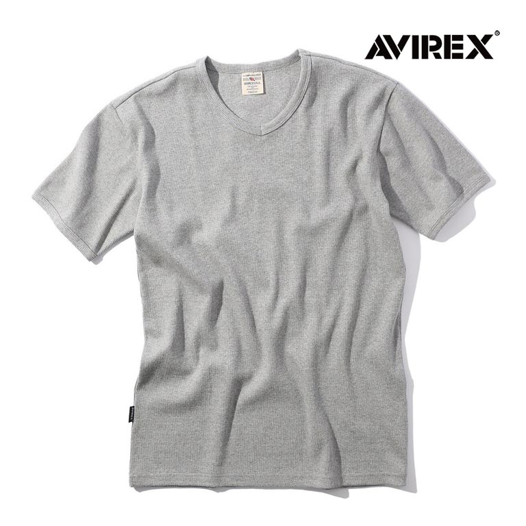 アビレックス AVIREX リブ 半袖 ブイネック Tシャツ デイリーウェア RIB S/S V-NECK T-SHIRT 7834934008 6143501 送料無料｜lad｜04