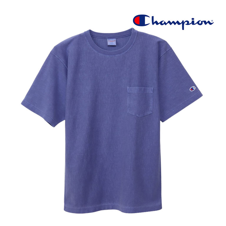 チャンピオン Champion リバースウィーブ ショートスリーブポケット付きTシャツ C3-B305 ポケT 3色 オフブラック他 送料無料 | Champion | 02