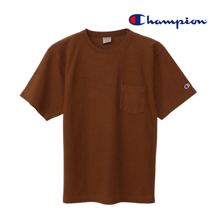 チャンピオン Champion リバースウィーブ ショートスリーブポケット付きTシャツ C3-B305 ポケT 3色 オフブラック他 送料無料 | Champion | 03