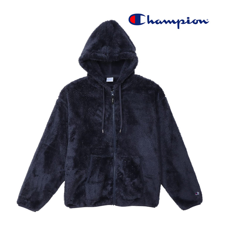 Champion（チャンピオン） シェルパジャケット フード付きジップアップ 