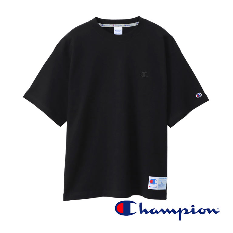 チャンピオン Champion ショートスリーブTシャツ  アクションスタイルTシャツ C3-V331 アメカジ 4色 ホワイト グレー ブラック ネイビー 送料無料｜lad｜04