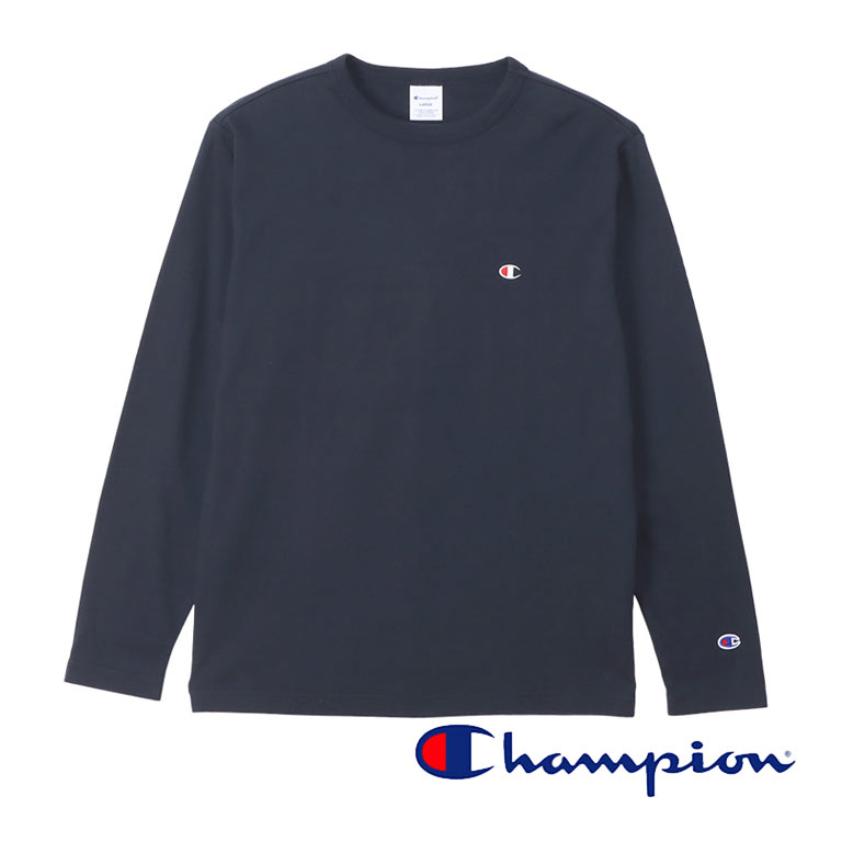 RWC2023 チャンピオンズシップロングスリーブシャツ ネイビー Champion チャンピオン ロングスリーブTシャツ ベーシック